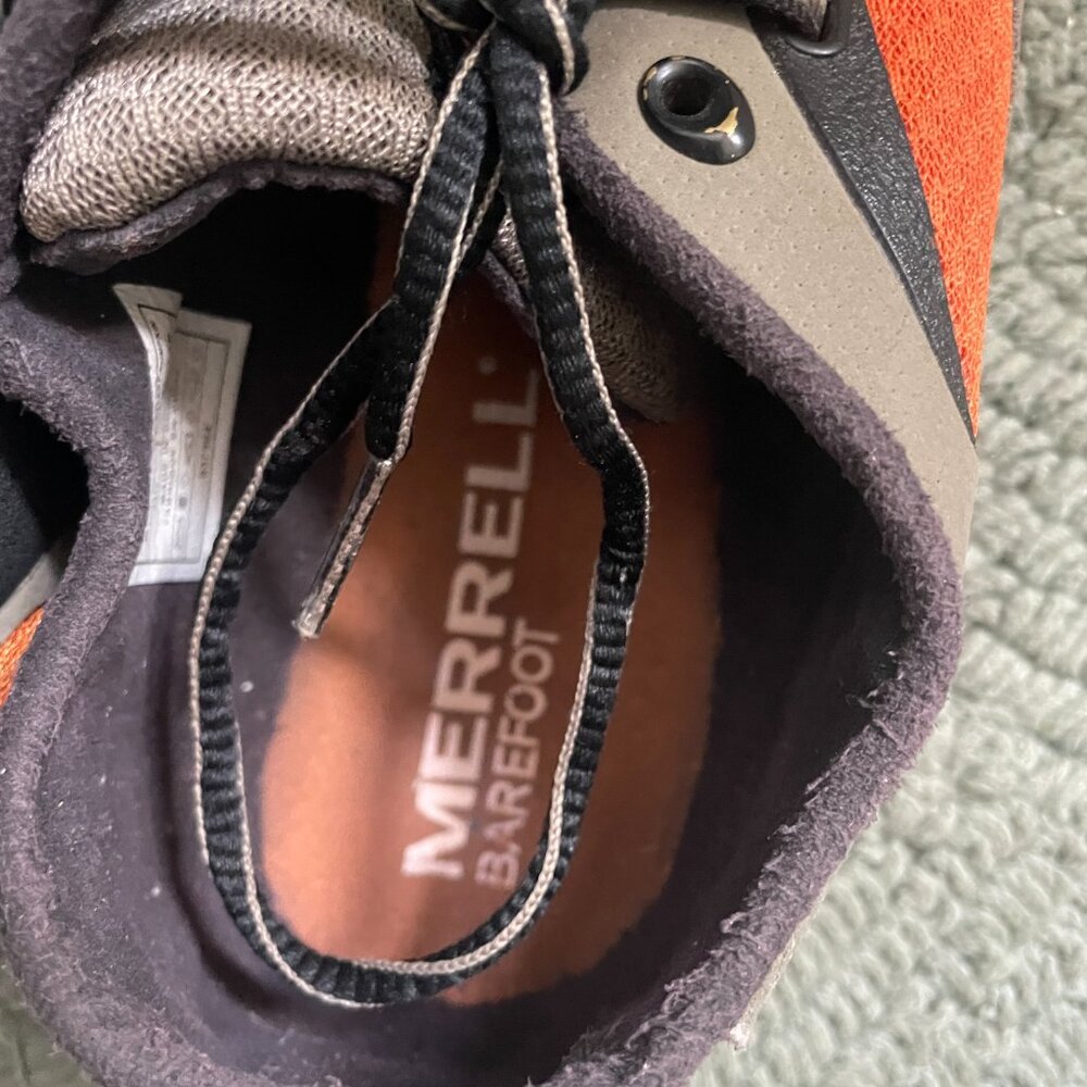 Merrell True Glove Barefoot Brindle and Harvest Pumpkin MENS 9.5 - Picture 4 of 8